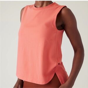 Athleta Effortless Tank in Soft Persimmon Shell